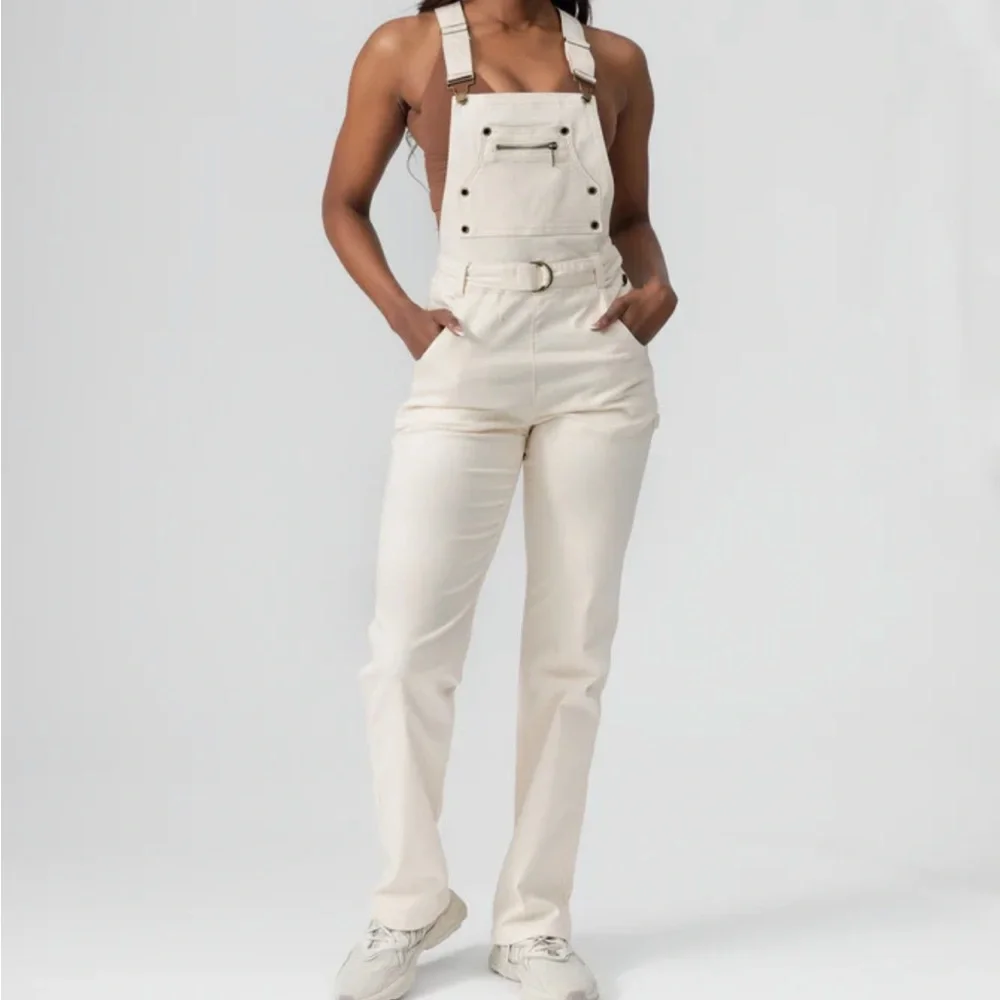 NWOT Buffbunny Over it Alls - Ivory - XS Short - Picture 1 of 12